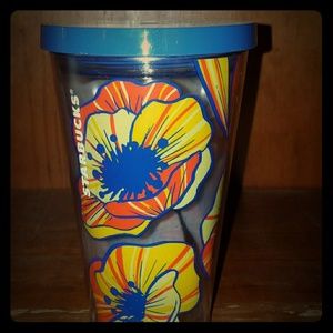 Floral cold cup